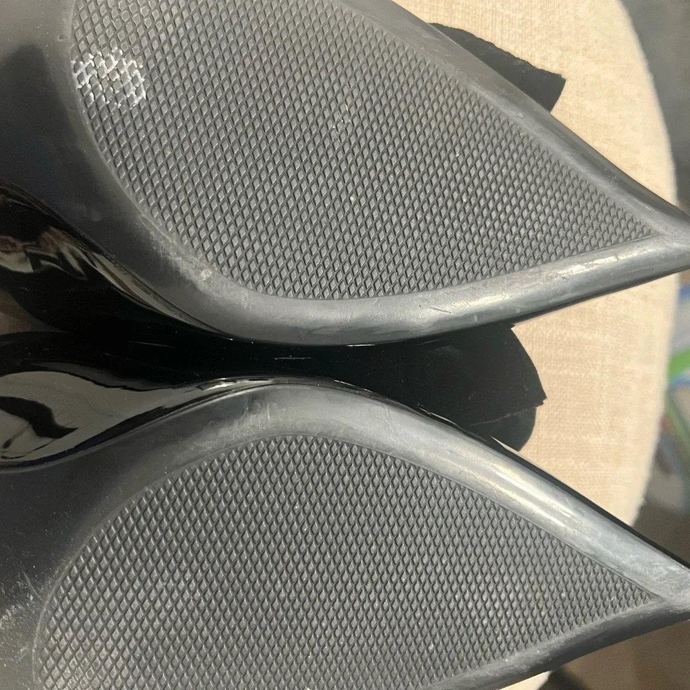 Zara Black Mules with Bow Detail - Picture 11 of 11